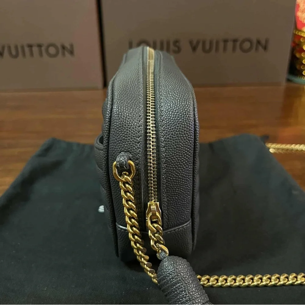 YSL Mini Lou Crossbody Bag with Chevron Quilting - Picture 4 of 13